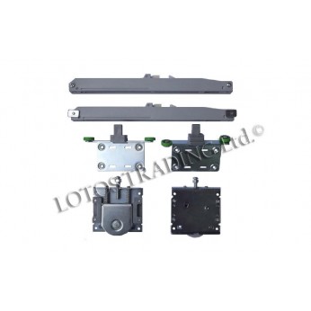 Горен - долен механизъм с плавно прибиране Механизми за плъзгащи врати