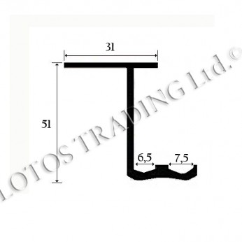 Upper track SGM-03-1 Sliding door mechanisms