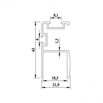 Кант дръжка за гардероби Механизми за плъзгащи врати