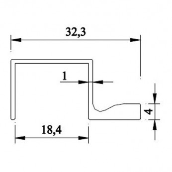 Кант дръжка за гардероби Механизми за плъзгащи врати