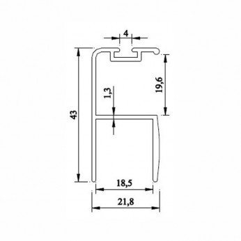 Кант дръжка за гардероби   Механизми за плъзгащи врати