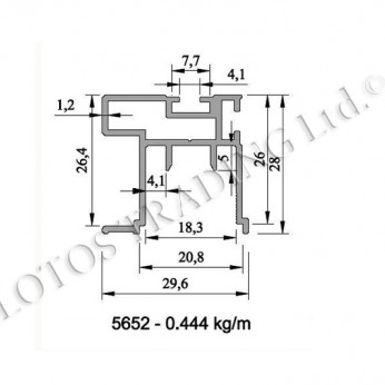 Странична дръжка Механизми за плъзгащи врати