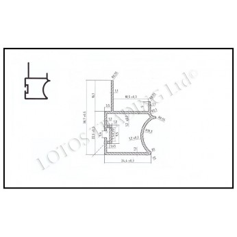 Side handle for 22L.JUNIOR-6 INDAMATIC system