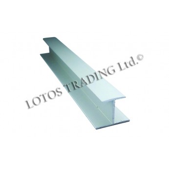 16 mm H connecting profile. Chipboard 15 mm.