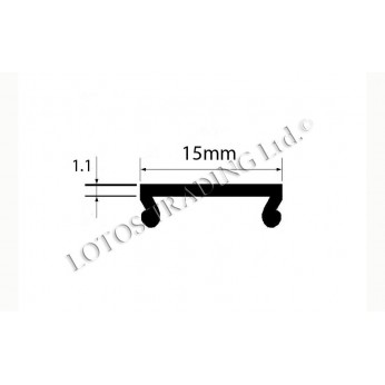 Lower track cap for 22L.244.08 inox