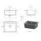 Kitchen sink 51x60 FAT 227 Kitchen sinks and vent hoods