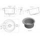 Kitchen sink Ø49 FAT 220 20L.110-111.220 - Kitchen sinks and vent hoods Kitchen sink Ø49 FAT 220 Kitchen sinks and vent hoods