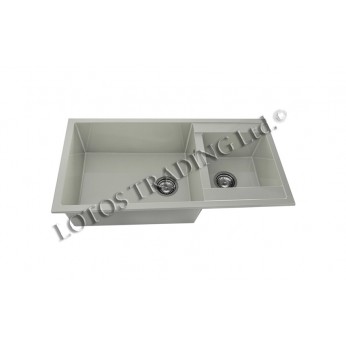 Two Bowl Kitchen sink 95x49 FAT 235 Kitchen sinks and vent hoods