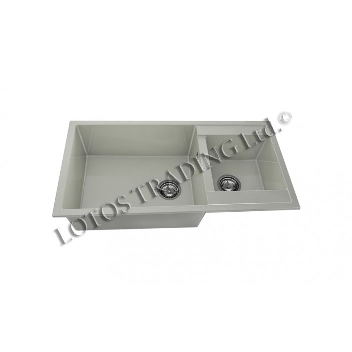 Two Bowl Kitchen sink 95x49 FAT 235 20L.110-112.235 - Kitchen sinks and vent hoods Two Bowl Kitchen sink 95x49 FAT 235 Kitchen sinks and vent hoods