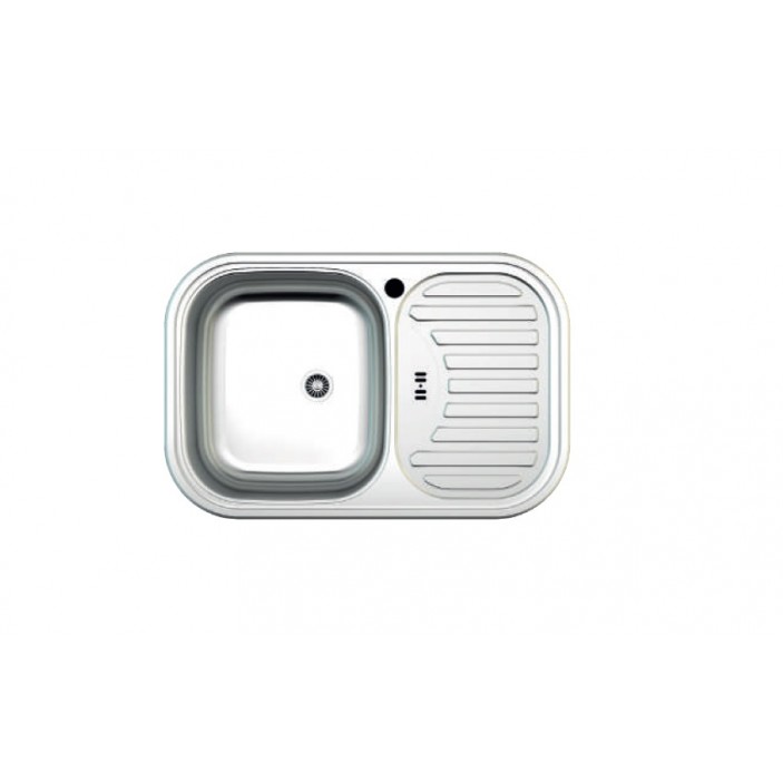 Мивка 48x73 с голям сифон и преливник от отцедника 20L.023.00-13 - Мивки и аспиратори Мивка 48x73 с голям сифон и преливник от отцедника Мивки и аспиратори