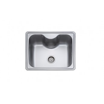 Inset sink 50x60 with big siphon and trough overflow