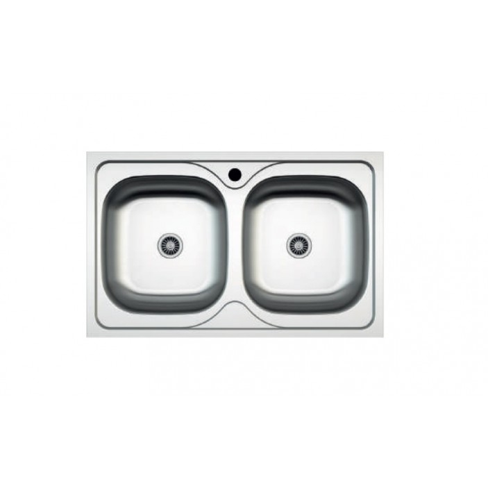 Мивка 44x78 с голям сифон и преливник от коритото Мивки и аспиратори