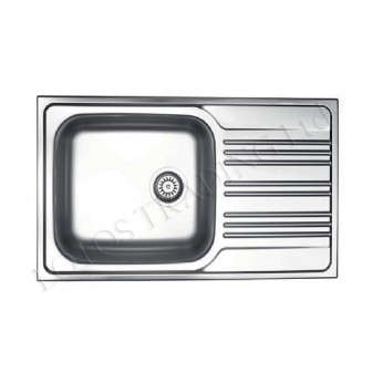 Inset sink 50x86 with big siphon and trough overflow  Kitchen sinks and vent hoods