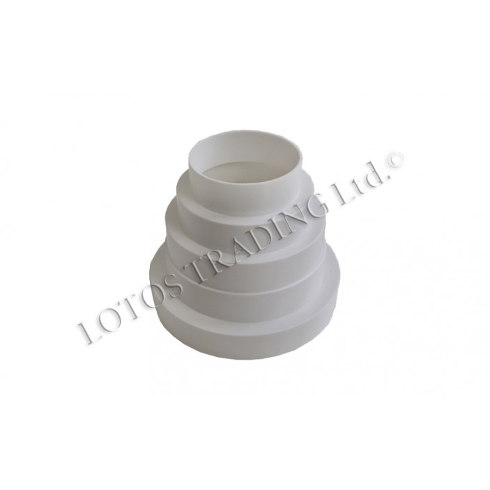 PVC step round reducer ф80/100/120/125/150 Kitchen sinks and vent hoods