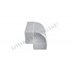 PVC vertical angle connector 55х110 20L.502.06 - Kitchen sinks and vent hoods PVC vertical angle connector 55х110 Kitchen sinks and vent hoods