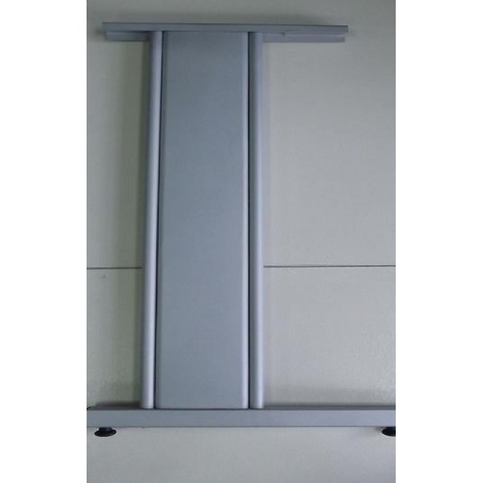 Комплект офис крака с заварена планка - мат хром 25. Офис крака и аксесоари за бюро