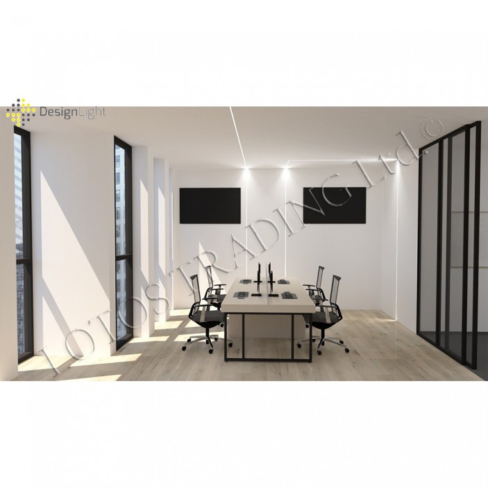 Aluminum profile for LED strip DEOLINE P - Flat surface 31L.291.00 - Furniture LED lighting Aluminum profile for LED strip DEOLINE P - Flat surface Furniture LED lighting