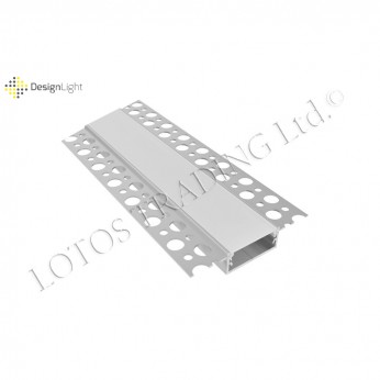 Aluminum profile for LED strip DEOLINE XL - straight profile Furniture LED lighting