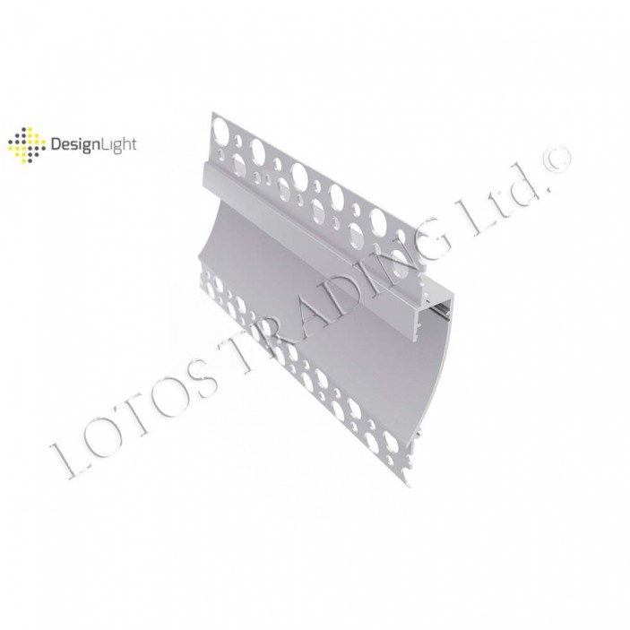 Aluminum profile for LED strip with wall mounting DEOLINE J 31L.290.00 - Furniture LED lighting Aluminum profile for LED strip with wall mounting DEOLINE J Furniture LED lighting