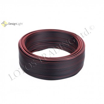 Cable 2x0.35mm  / 2x0.50mm - black, red Furniture LED lighting