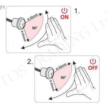 Proximity switch set IR K1 500W 220-240V Furniture LED lighting