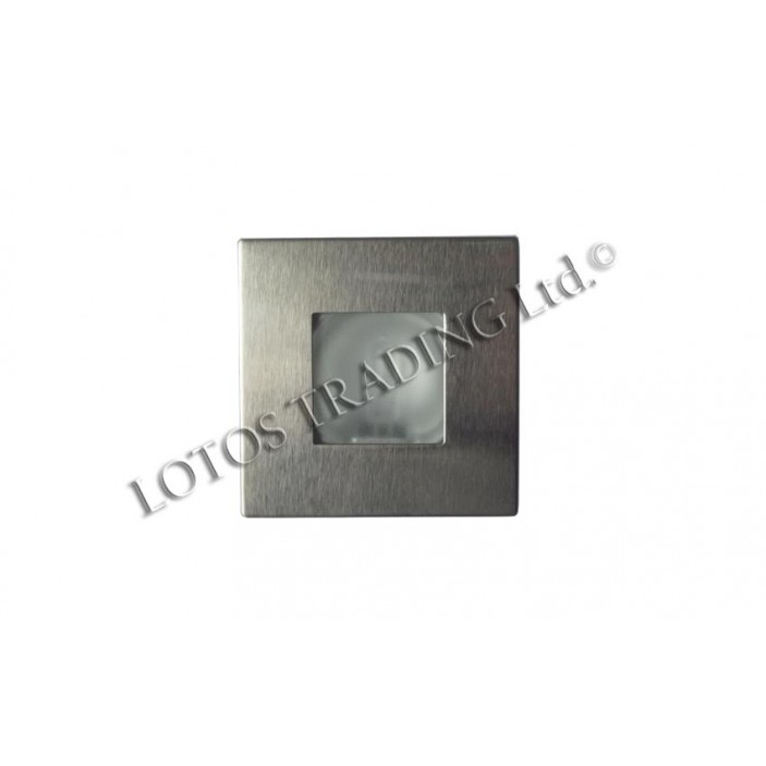 Квадратна мебелна луна със стъкло и крушка 31L.382.08 - Осветителни тела за мебели Квадратна мебелна луна със стъкло и крушка Осветителни тела за мебели