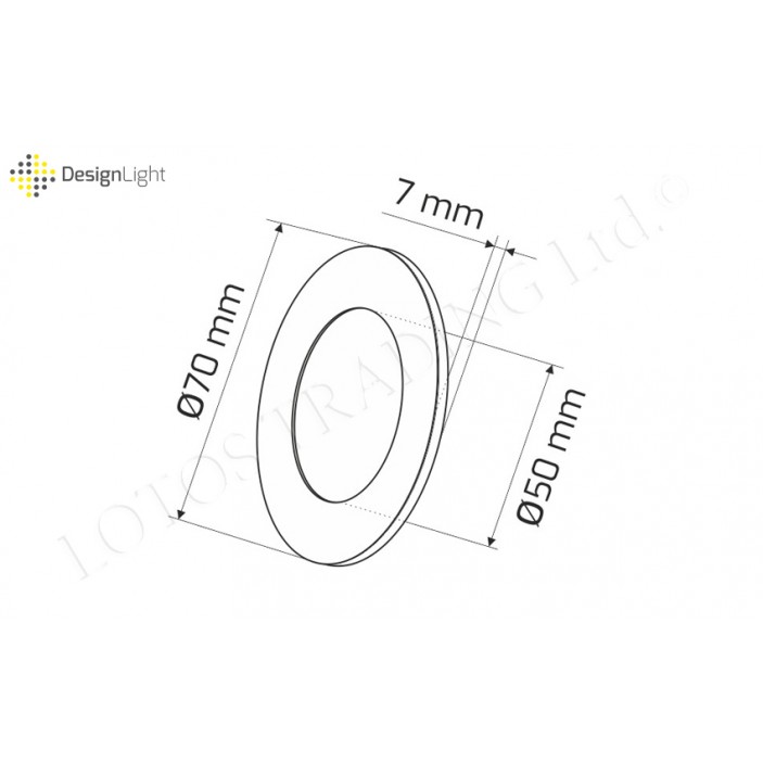 SENSO LED surface luminaire 2,5W 60к Furniture LED lighting