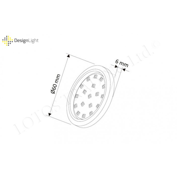ORBIT surface luminaire LED 1,5W 30K Furniture LED lighting