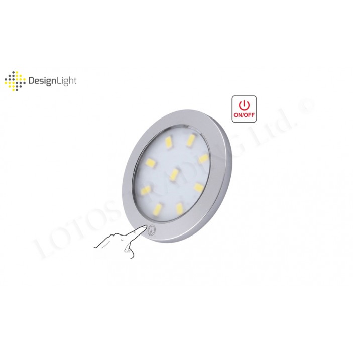 ORBIT XL MASTER surface luminaire LED 3W matt chrome Furniture LED lighting