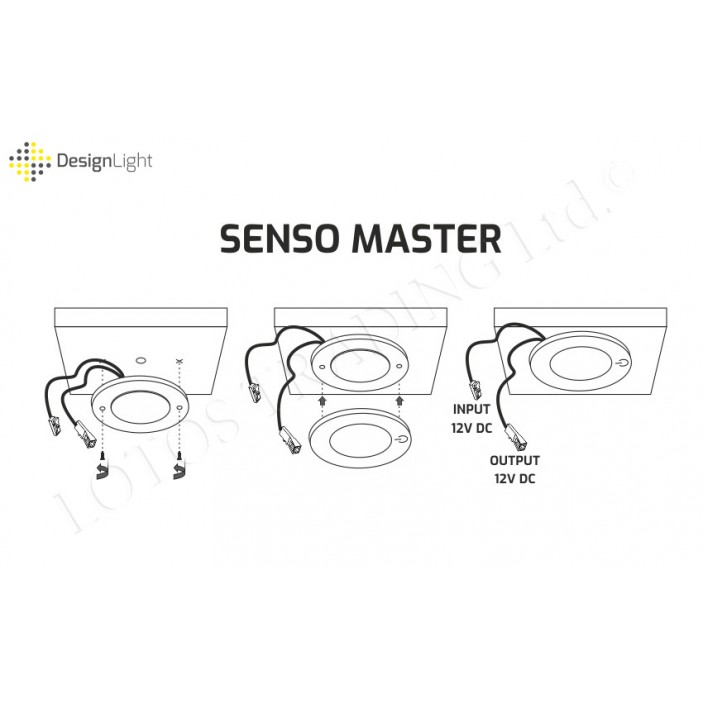 LED лампа с ключ 2,5 W SENSO MASTER 31L.304.01 - Осветителни тела за мебели LED лампа с ключ 2,5 W SENSO MASTER Осветителни тела за мебели
