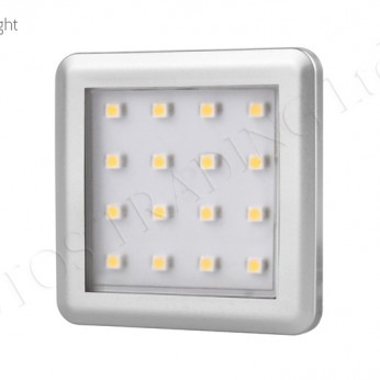 SQUARE 2 under cabinet LED luminaire 1,5W - 16 diodes Furniture LED lighting