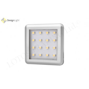 SQUARE 2 under cabinet LED luminaire 1,5W - 16 diodes SQUARE 2 under cabinet LED luminaire 1,5W - 16 diodes