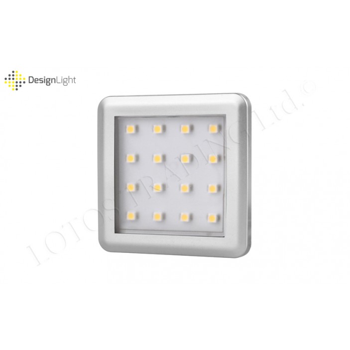 LED лампа SQUARE 2 - 1,5W - 16 диода 31L.301.01-03 - Осветителни тела за мебели LED лампа SQUARE 2 - 1,5W - 16 диода Осветителни тела за мебели