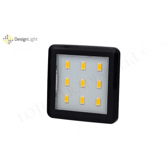 SQUARE 3 under cabinet LED luminaire 2,5W - 9 diodes 30K / 60K
