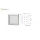 LED лампа SQUARE 3 - 2,5W - 9 диода 30K / 60K 31L.301.31-32 - Осветителни тела за мебели LED лампа SQUARE 3 - 2,5W - 9 диода 30K / 60K Осветителни тела за мебели