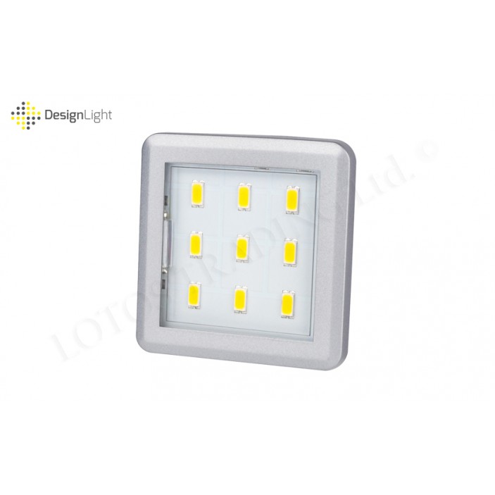 LED лампа SQUARE 3 - 2,5W - 9 диода 31L.301.21 - Осветителни тела за мебели LED лампа SQUARE 3 - 2,5W - 9 диода Осветителни тела за мебели