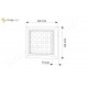 SQUARE XL under cabinet LED 2W - 25 diodes 31L.301.11 - Furniture LED lighting SQUARE XL under cabinet LED 2W - 25 diodes Furniture LED lighting