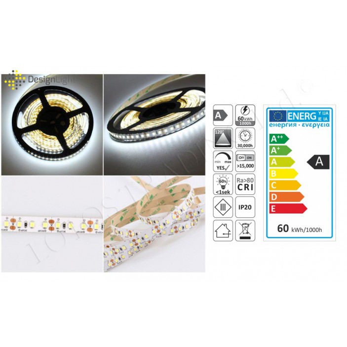 LED strip PREMIUM 120 LED/m diodes 2835 IP20 20W/m  31L.106.01-02 - Furniture LED lighting LED strip PREMIUM 120 LED/m diodes 2835 IP20 20W/m  Furniture LED lighting