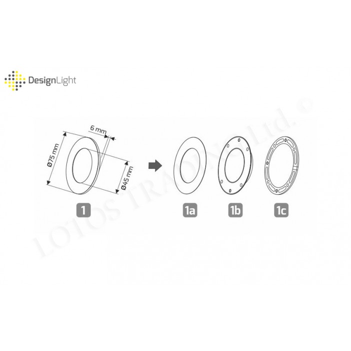 MAGNETO under cabinet LED luminaire 2,6W 31L.305.01 - Furniture LED lighting MAGNETO under cabinet LED luminaire 2,6W Furniture LED lighting