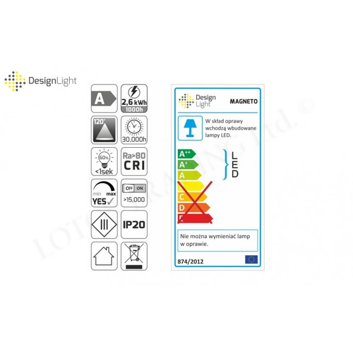 MAGNETO under cabinet LED luminaire 2,6W 31L.305.01 - Furniture LED lighting MAGNETO under cabinet LED luminaire 2,6W Furniture LED lighting