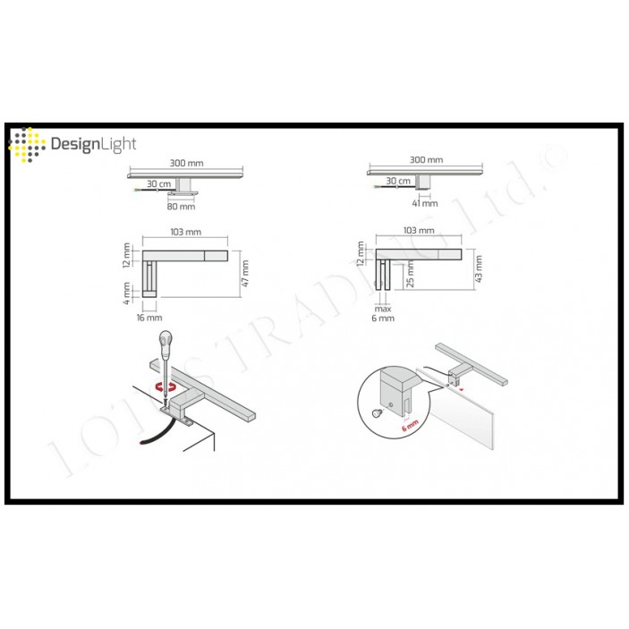 LED Bathroom Light AMBER black 4.5W 31L.530.12 - Furniture LED lighting LED Bathroom Light AMBER black 4.5W Furniture LED lighting