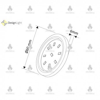 ORBIT XL surface luminaire LED 3W Furniture LED lighting