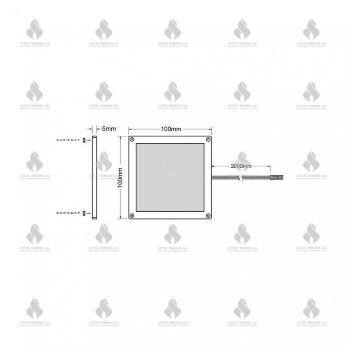 LED луна FOTON 3W 31L.301.41-42 - Осветителни тела за мебели LED луна FOTON 3W Осветителни тела за мебели