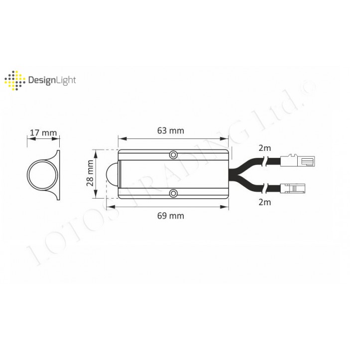 Cabinet switch S03 12v 36W 31L.457.03 - Furniture LED lighting Cabinet switch S03 12v 36W Furniture LED lighting