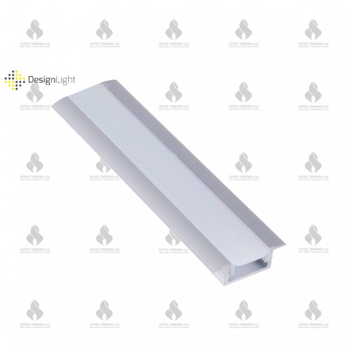Aluminum buil-in profile INLINE MINI XL, aluminum 31L.260.01 - Furniture LED lighting Aluminum buil-in profile INLINE MINI XL, aluminum Furniture LED lighting
