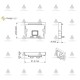 Plug for Aluminum profile - JAPET 31L.295.10 - Furniture LED lighting Plug for Aluminum profile - JAPET Furniture LED lighting