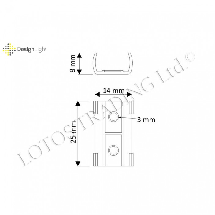 PVC stand for S01 IR proximity sensor 31L.456.04А - Furniture LED lighting PVC stand for S01 IR proximity sensor Furniture LED lighting