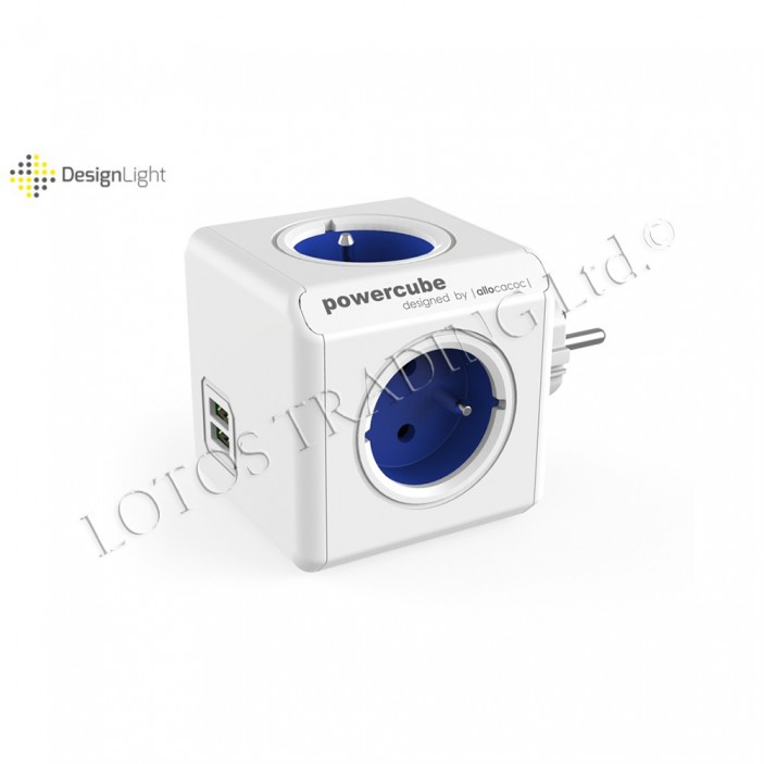 Power strip with 2 USB ports and 4 French type contacts 31L.057.01 - Furniture LED lighting Power strip with 2 USB ports and 4 French type contacts Furniture LED lighting