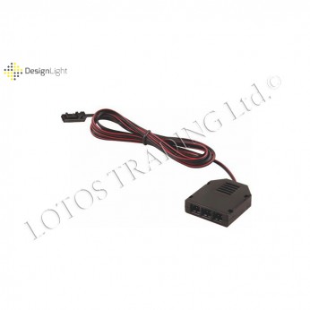 Splitter with 3 sockets with cable 2m with plug Furniture LED lighting