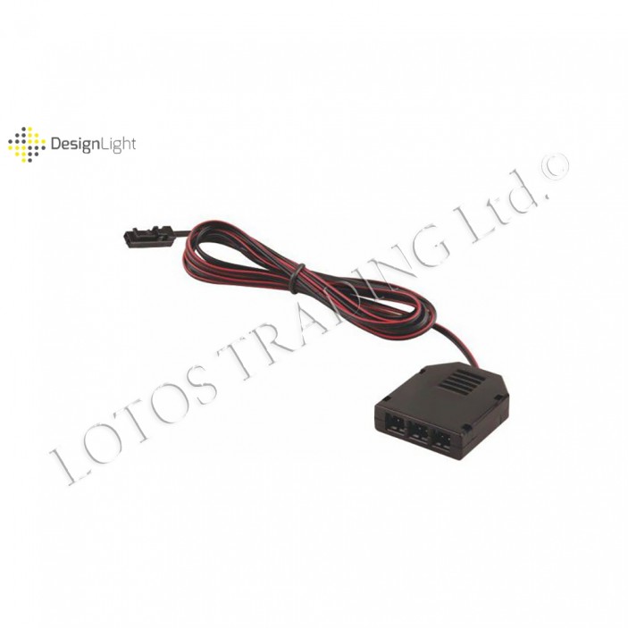 Разклонител с 3 гнезда с кабел 2м с букса 31L.470.02 - Осветителни тела за мебели Разклонител с 3 гнезда с кабел 2м с букса Осветителни тела за мебели